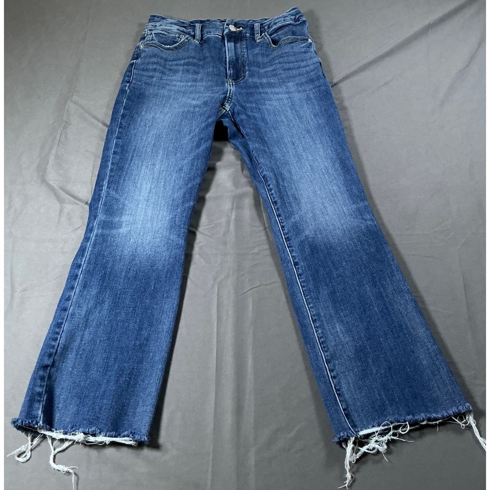 Express Conscious Edit Cropped Flare High Rise Lexx Hyperstretch Jeans Medium M